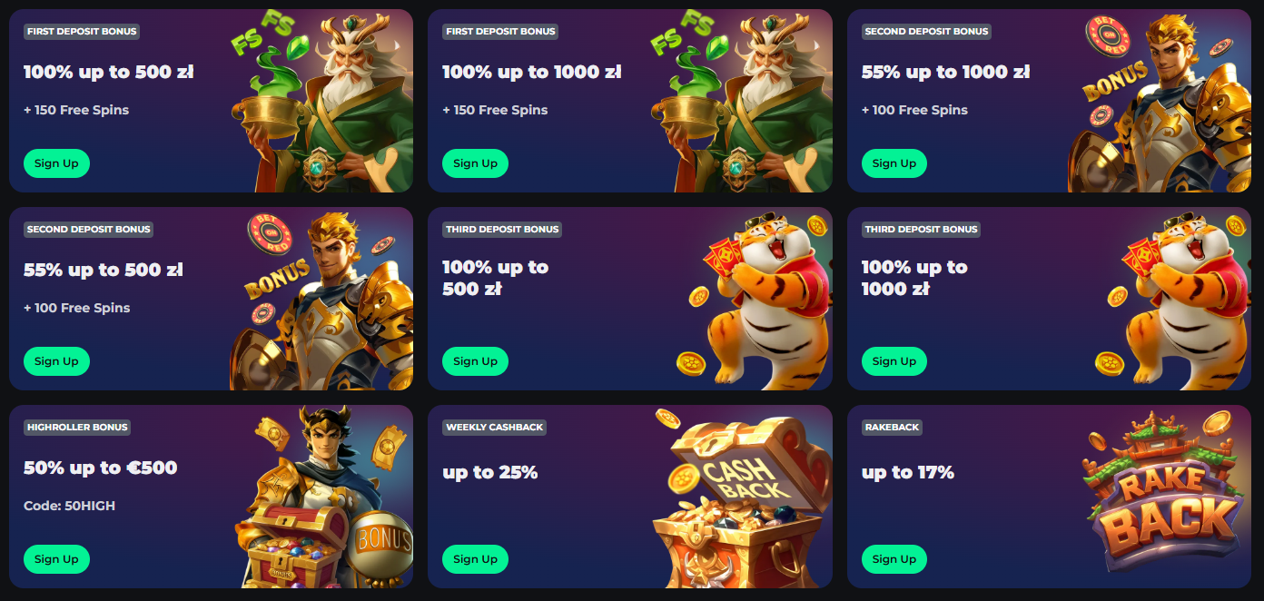 Bonusy i promocje w Bet casino